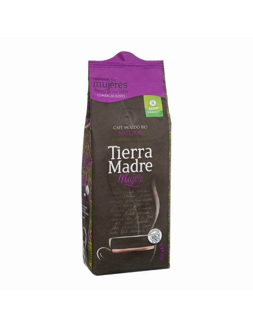 CAFÉ MOLIDO ECOLÓGICO NATURAL MUJER 250g TIERRA MADRE