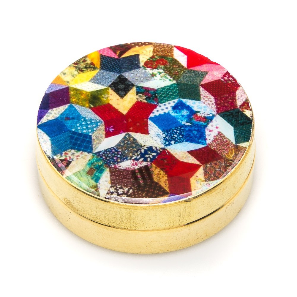 CAJITA PASTILLERO ESTRELLAS COLORES