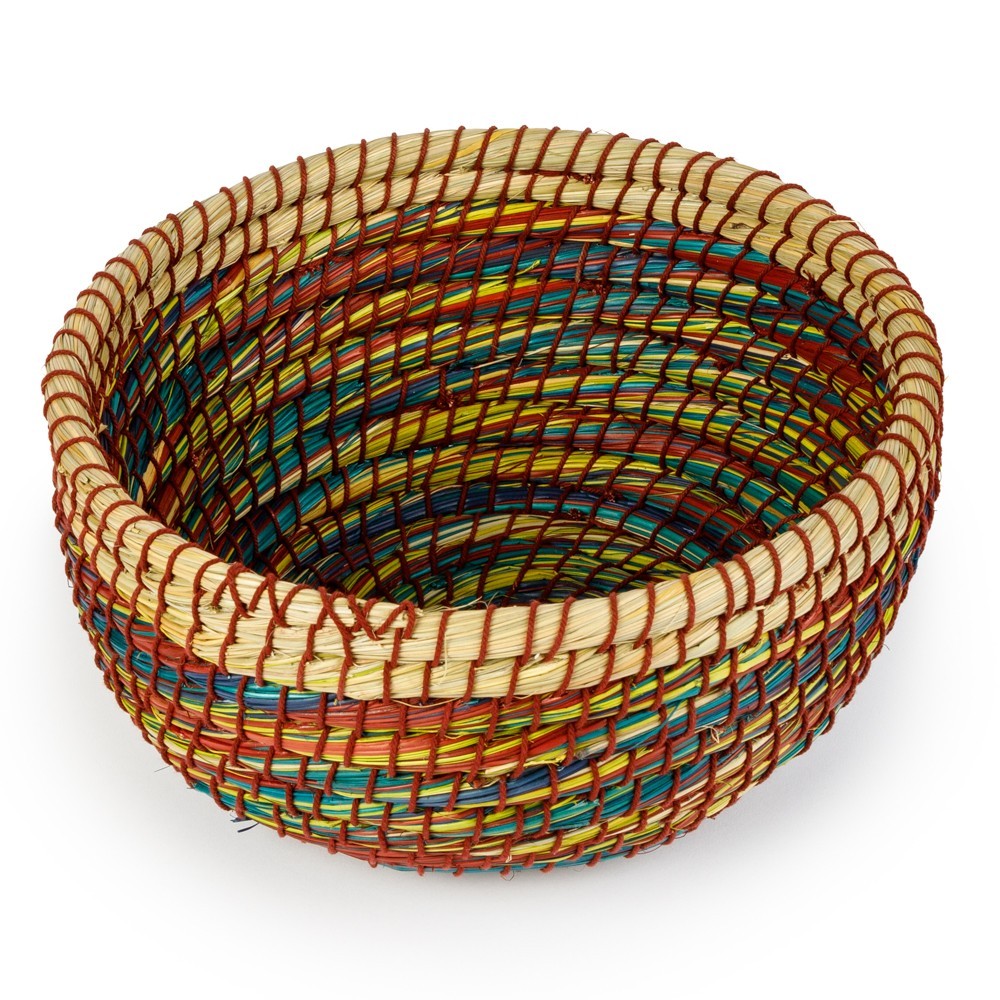 CESTA REDONDA TERRACOTA HILO XL