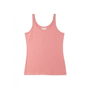 CAMISETA DE MUJER DE ALGODÓN ORGÁNICO MODELO SPA DE COLOR ROSA