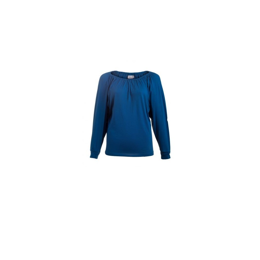 CAMISETA MUJER CASABLANCA ALGODÓN ORGÁNICO COLOR DENIM