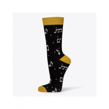 CALCETINES DE ALGODÓN ORGÁNICO MODELO OWL-MUSIC PACK DE 2