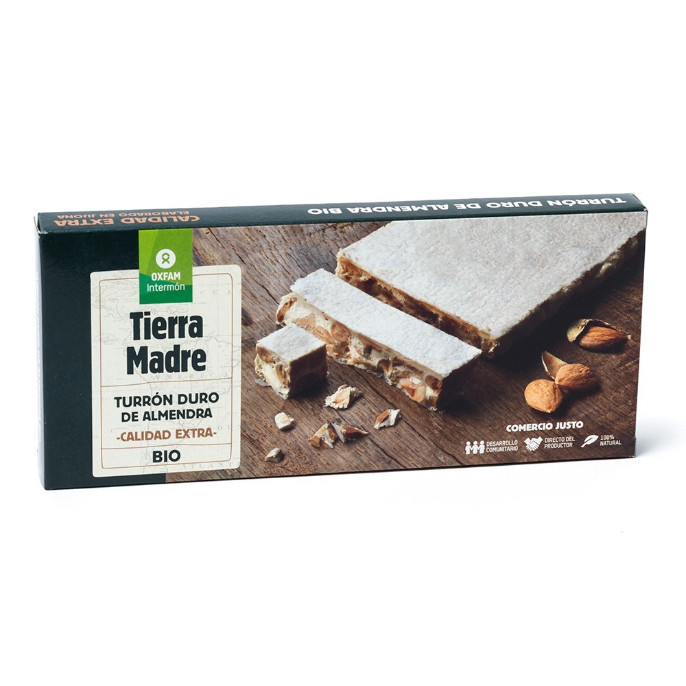 TURRON ECOLÓGICO DURO DE ALMENDRA TIERRA MADRE