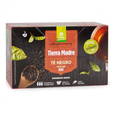  TÉ NEGRO ORGÁNICO CEYLAN TIERRA MADRE en horizontal