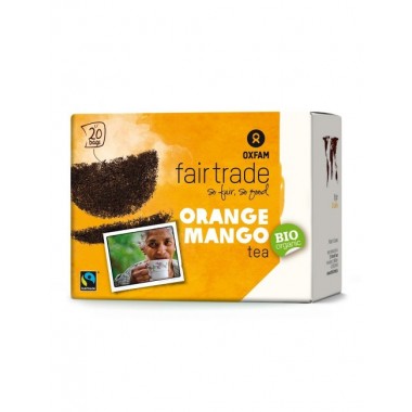 TE NEGRO ECOLÓGICO CON MANGO Y NARANJA