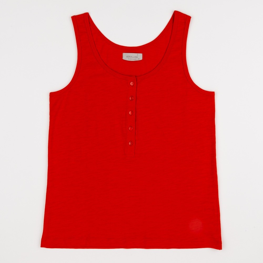 CAMISETA DE TIRANTES PARA MUJER DE ALGODON ORGANICO MODELO NAGIN CLAVEL CAMISETA DE TIRANTES PARA MUJER DE ALGODON ORGANICO MODELO NAGIN CLAVEL
