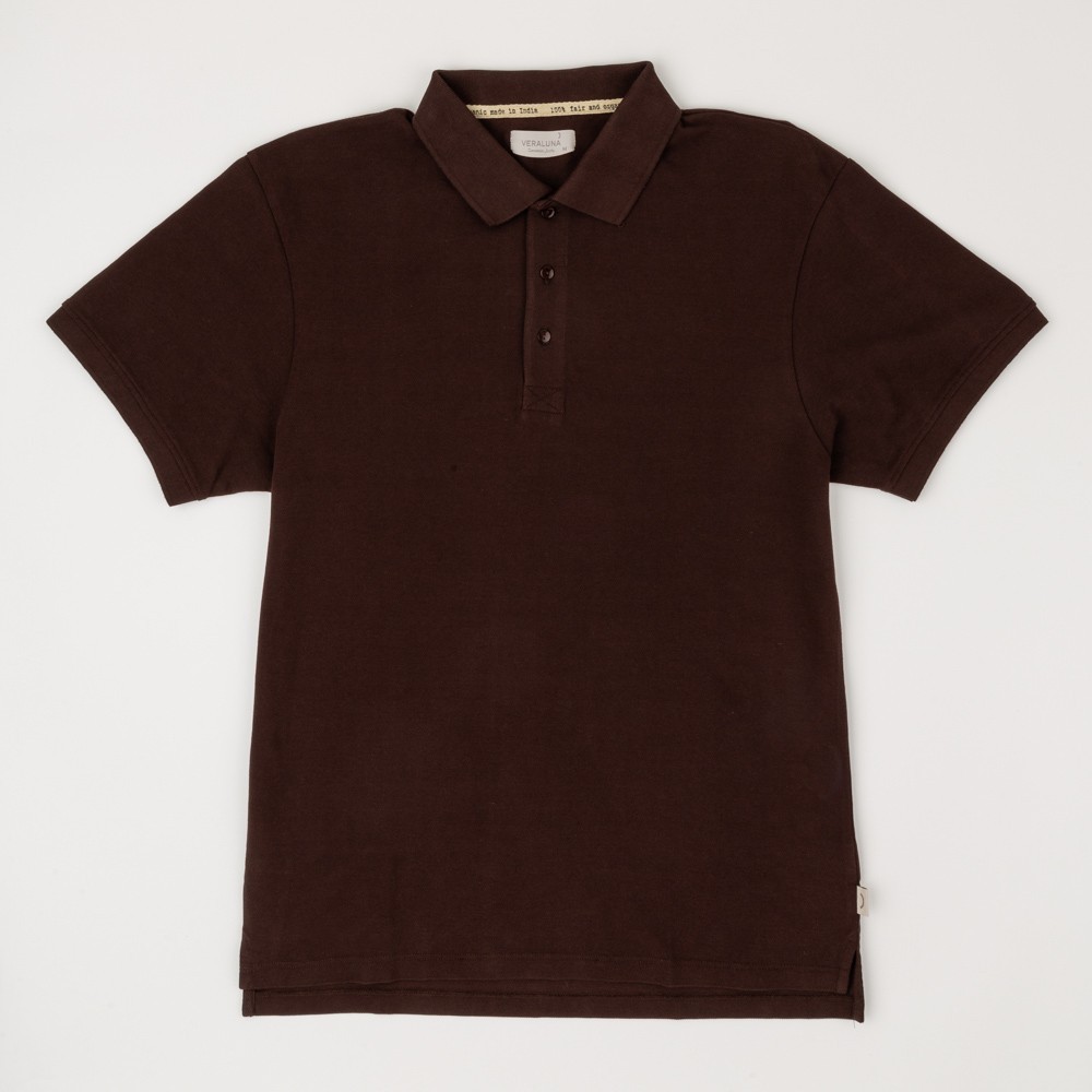 POLO PARA  HOMBRE DE ALGODON ORGANICO MODELO ANEWA TIERRA