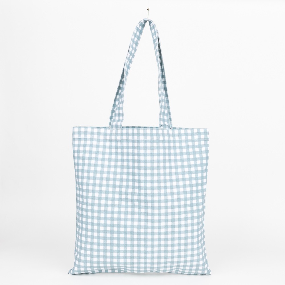 BOLSA TOTEBAG DE ALGODON ORGANICO MODELO VICHY BOLSA TOTEBAG DE ALGODON ORGANICO MODELO VICHY