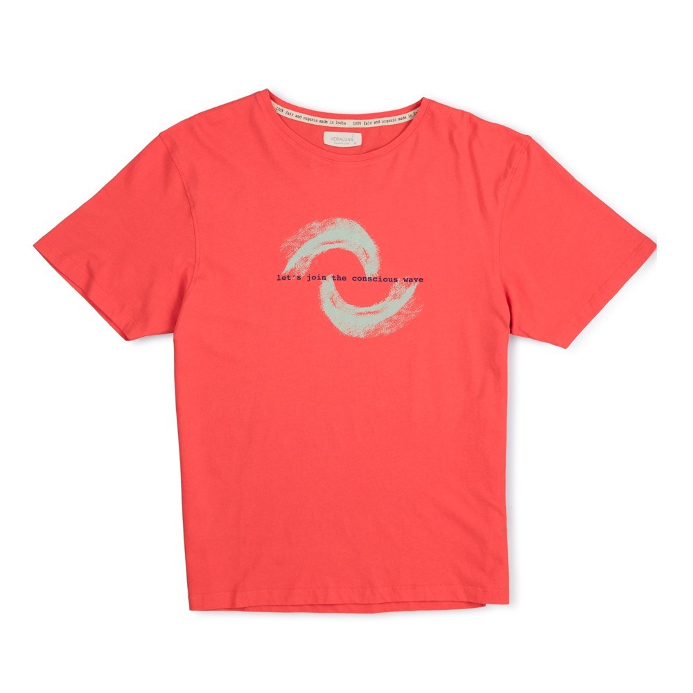 CAMISETA MAN ORGANIC AMAHAU RED CAMISETA MAN ORGANIC AMAHAU RED
