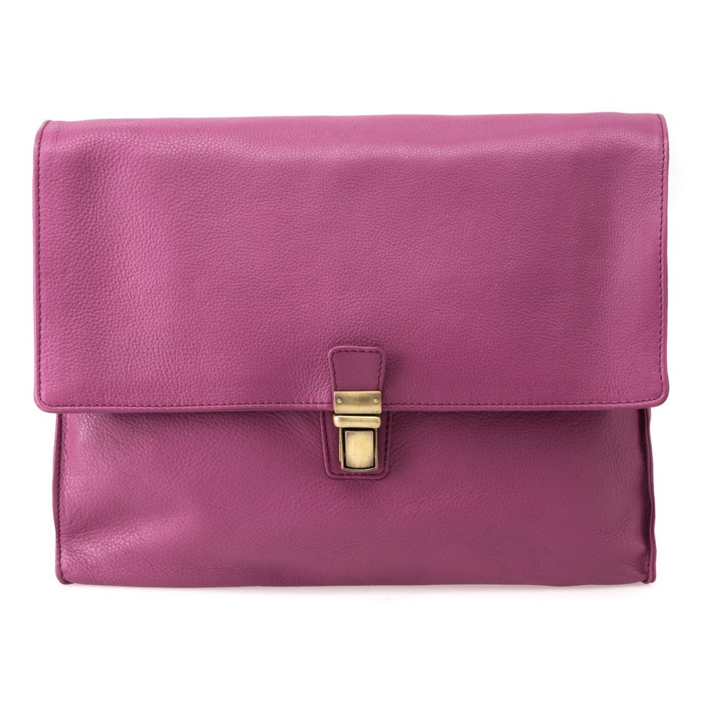 BOLSO PIEL POST COLOR ROSA DAWN