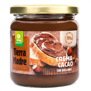 CREMA DE CACAO CON AVELLANAS TIERRA MADRE