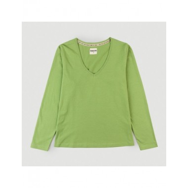 CAMISETA PARA MUJER DE ALGODÓN ORGÁNICO SIRA MUSGO 