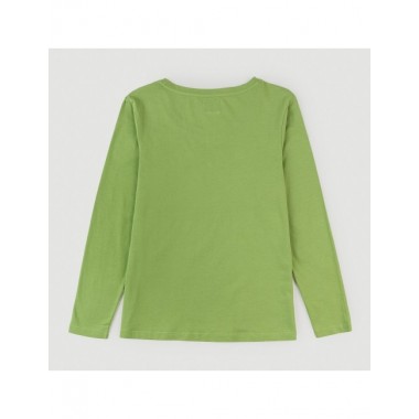 CAMISETA PARA MUJER DE ALGODÓN ORGÁNICO BASIC LONG MUSGO 