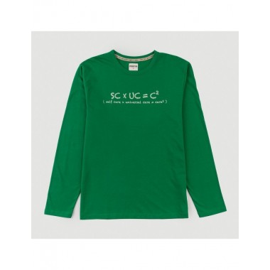 CAMISETA PARA HOMBRE DE ALGODÓN ORGÁNICO POKOJ VERDE