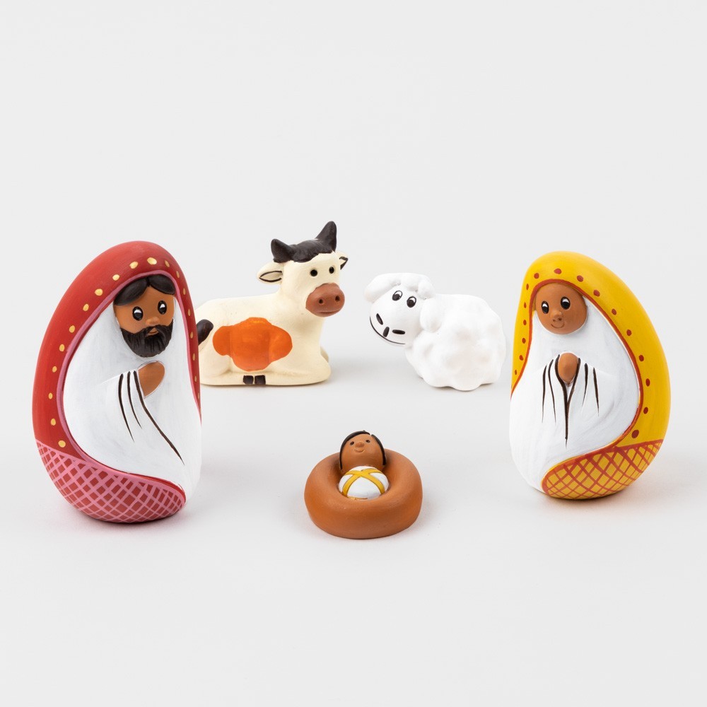 BELEN NAVIDAD 5 PIEZAS VACA OVEJA BELEN NAVIDAD 5 PIEZAS VACA OVEJA