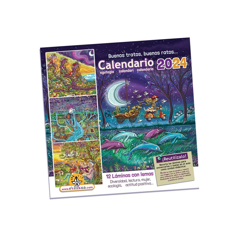 CALENDARIO BUENOS TRATOS 2024, EKILIKUA CALENDARIO BUENOS TRATOS 2024, EKILIKUA