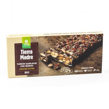  TURRON ECOLÓGICO GUIRLACHE BIO SESAMO TIERRA MADRE