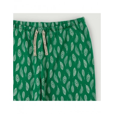 PIJAMA PARA MUJER DE ALGODÓN ORGÁNICO GAMMA SOFT VERDE