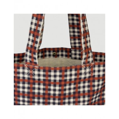 VERALUNA TOTEBAG XL CHECKS PRINT