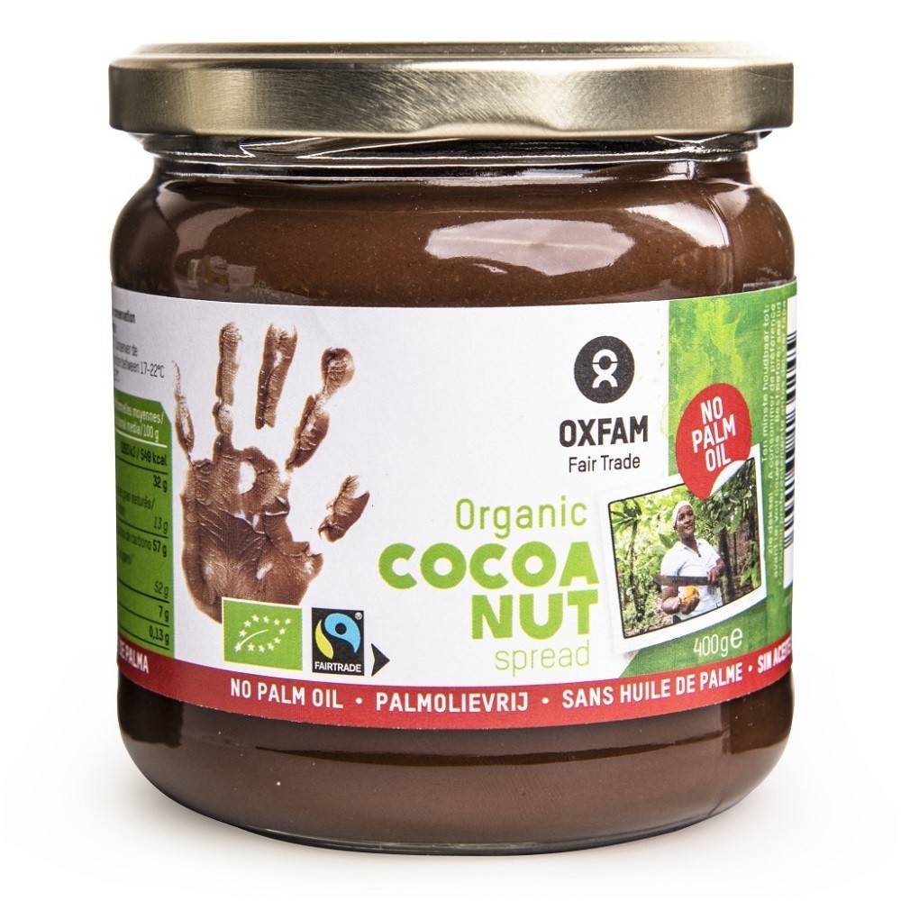 CREMA CACAO ECOÓGICO OXFAM SIN ACEITE DE PALMA