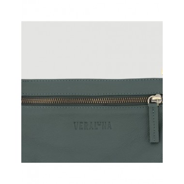 BOLSO HECHO A MANO DE PIEL MOD. TEWA COLOR BOJ VERALUNA