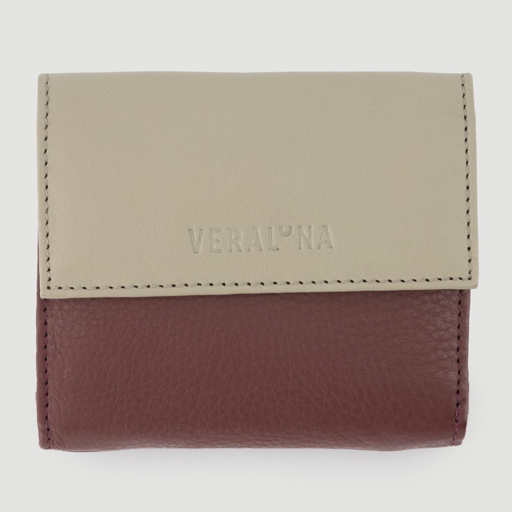 CARTERA HECHA A MANO DE PIEL MOD. ASO PICOTA TIERRA VERALUNA