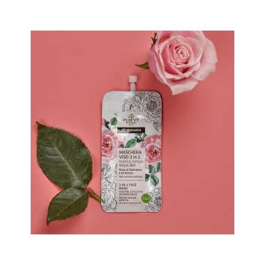 MASCARILLA FACIAL CON ROSA DE DAMASCO BIO NATYR