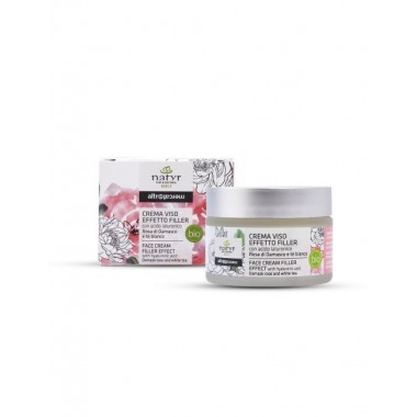 CREMA FACIAL RELLENADORA CON ROSA DE DAMASCO Y TE BLANCO BIO 50 ML NATYR