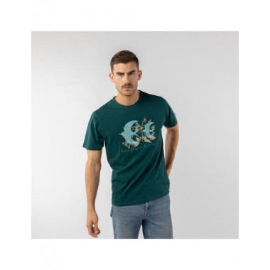 CAMISETA PARA HOMBRE DE ALGODON ORGANICO MOD. KAKO BOJ VERALUNA