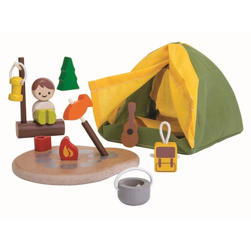 JUEGO ECO DE MADERA SET CAMPING