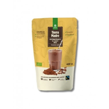 CACAO SOLUBLE INSTANTÁNEO ECOLÓGICO 400G TIERRA MADRE