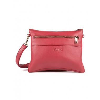 BOLSO PIEL CASNER COLOR CARMIN