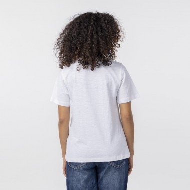 CAMISETA PARA MUJER DE ALGODON ORGANICO SARITA BLANCO VERALUNA