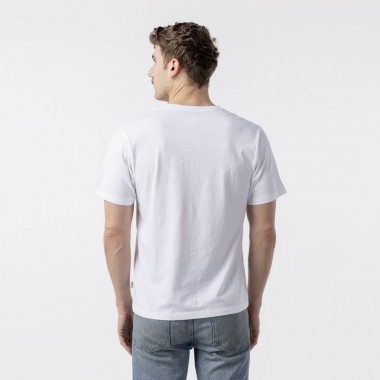 CAMISETA PARA HOMBRE DE ALGODON ORGANICO AMAHAU BLANCO VERALUNA