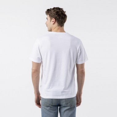 CAMISETA PARA HOMBRE DE ALGODON ORGANICO ALIYAR BLANCO VERALUNA