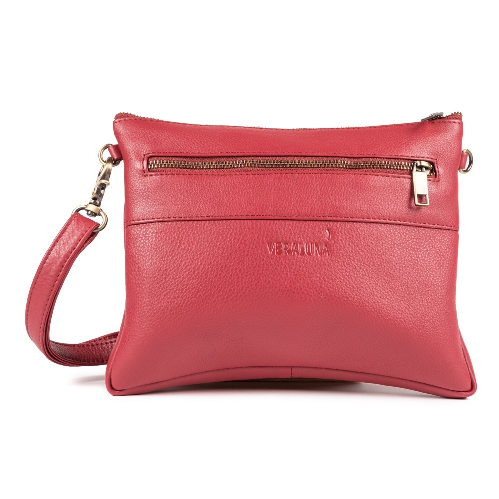 BOLSO PIEL CASNER COLOR CARMIN BOLSO PIEL CASNER COLOR CARMIN
