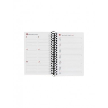 AGENDA ECOLÓGICA 2023 MODELO CADDY COLOR NEGRO EN CASTELLANO S/V