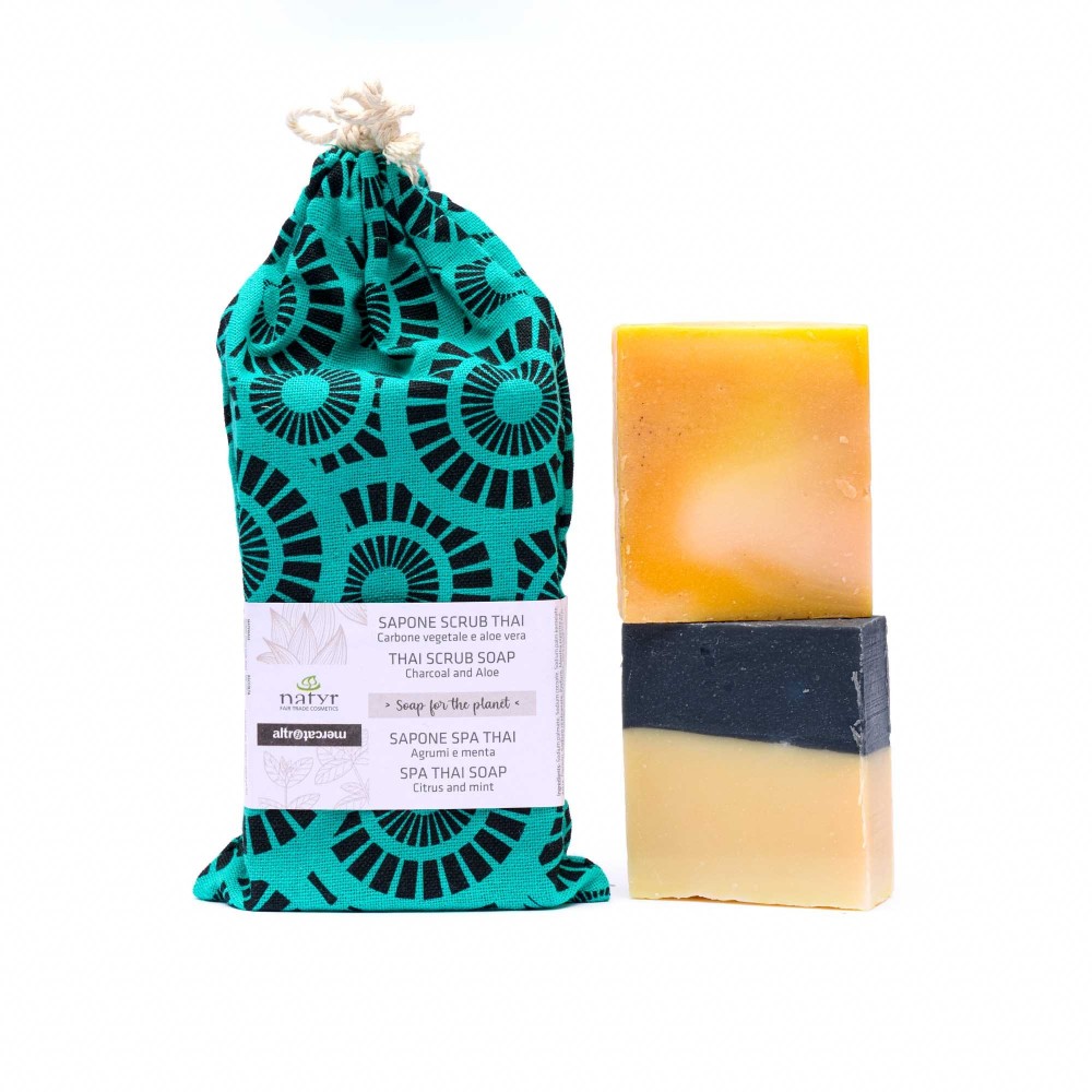 PACK 2 JABONES EN BOLSA DE TELA CON ALOE VERA Y CITRUS 2 X 100 G NATYR PACK 2 JABONES EN BOLSA DE TELA CON ALOE VERA Y CITRUS 2 X 100 G NATYR