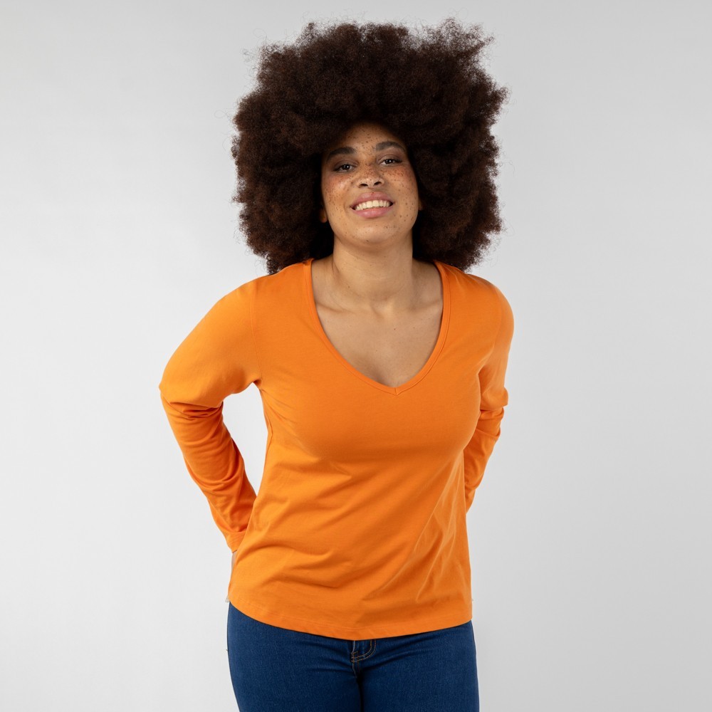 CAMISETA PARA MUJER DE ALGODON ORGANICO MOD. SIRA AMBAR VERALUNA CAMISETA PARA MUJER DE ALGODON ORGANICO MOD. SIRA AMBAR VERALUNA