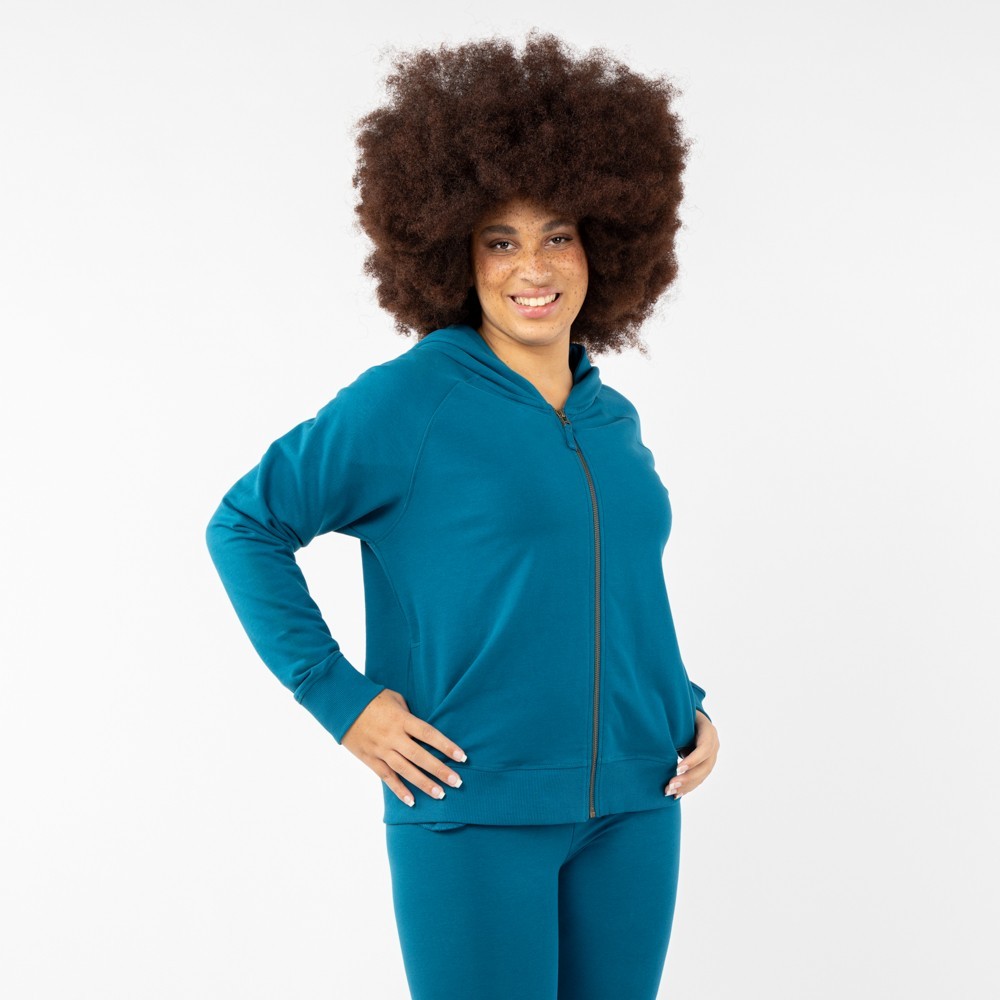SUDADERA PARA MUJER DE ALGODON ORGANICO MOD. KOLL TINTA VERALUNA SUDADERA PARA MUJER DE ALGODON ORGANICO MOD. KOLL TINTA VERALUNA