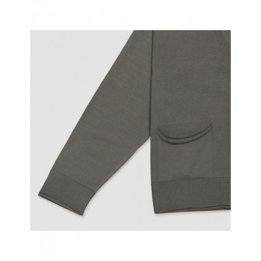 CARDIGAN PARA MUJER DE ALGODON ORGANICO MOD. TAPTI PIEDRA VERALUNA