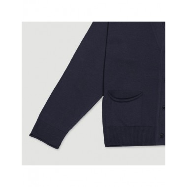 CARDIGAN PARA MUJER DE ALGODON ORGANICO MOD. TAPTI NOCHE VERALUNA
