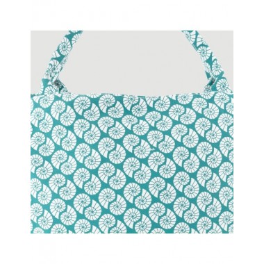 BOLSA TOTEBAG PLAYA DE ALGODON ORGANICO KUNYIT NAUTILUS 54X40 CM