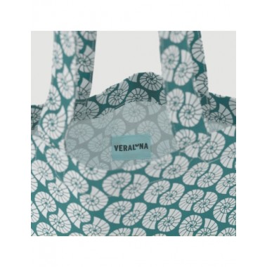 BOLSA TOTEBAG TAMAÑO MINI DE ALGODÓN ORGANICO CANVAS NAUTILUS 32X28 CM