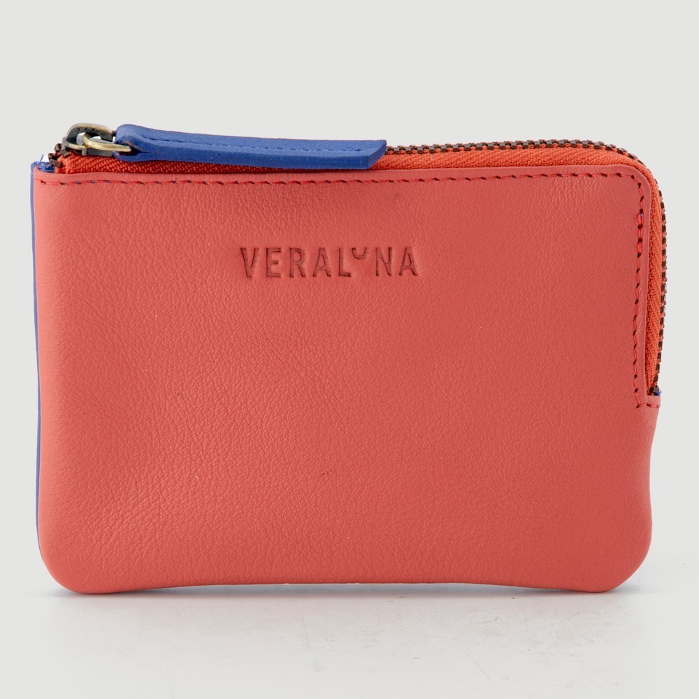 MONEDERO HECHO A MANO DE PIEL MOD. SAKURA CORAL NAUTILUS VERALUNA MONEDERO HECHO A MANO DE PIEL MOD. SAKURA CORAL NAUTILUS VERALUNA