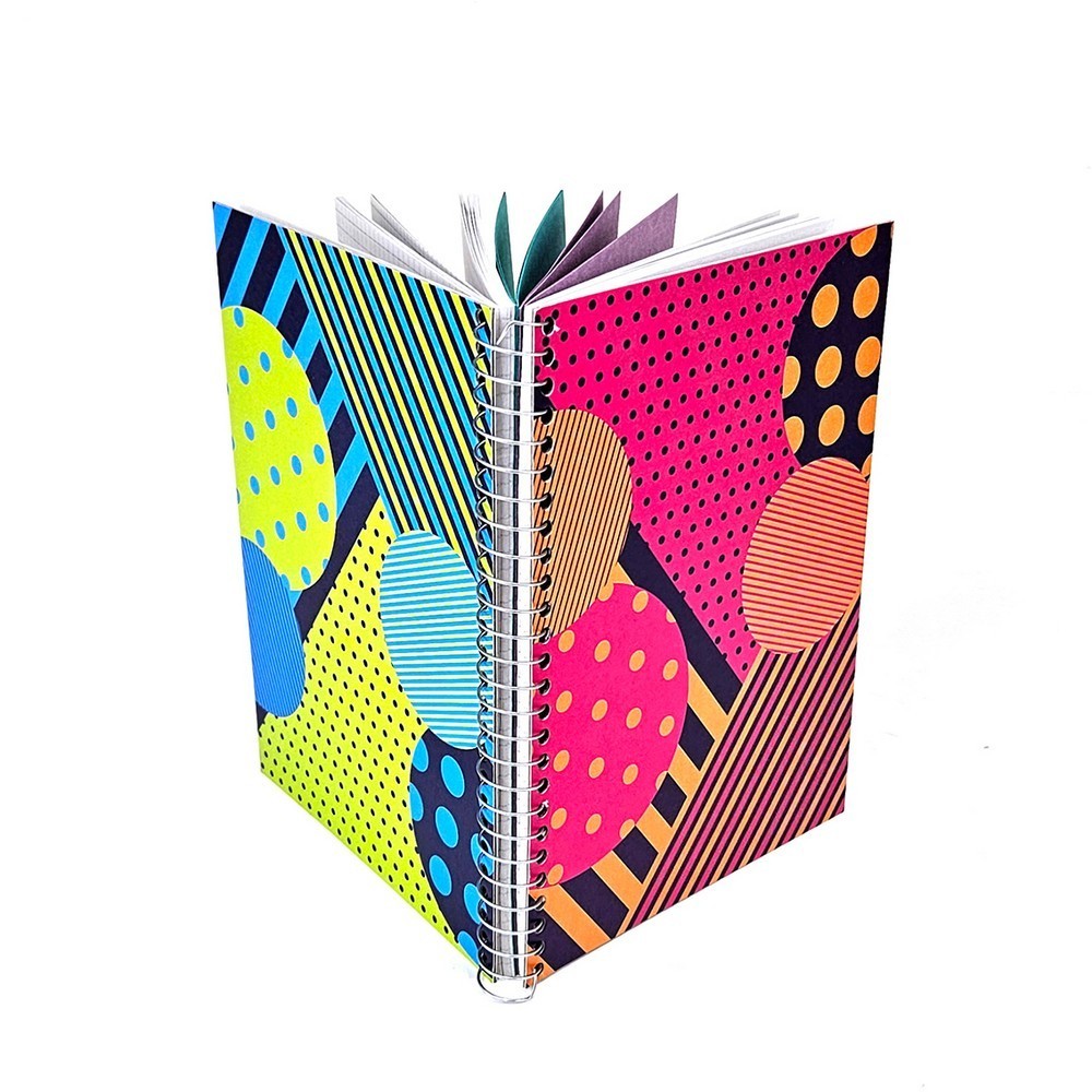 CUADERNO RECICLADO TAMAÑO A5 MODELO 80S POP (DISEÑO SORPRESA) CUADERNO RECICLADO TAMAÑO A5 MODELO 80S POP (DISEÑO SORPRESA)