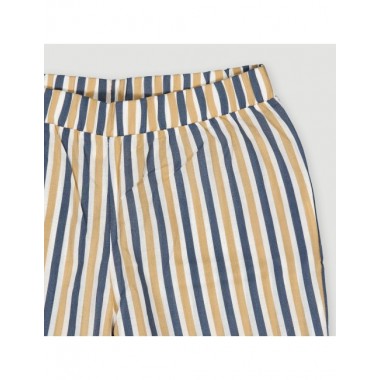 PIJAMA INFANTIL DE ALGODON ORGANICO SORA STORM STRIPES VERALUNA