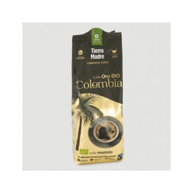 CAFÉ MOLIDO ECOLÓGICO COLOMBIA ORO 100% ARÁBICA 250g TIERRA MADRE