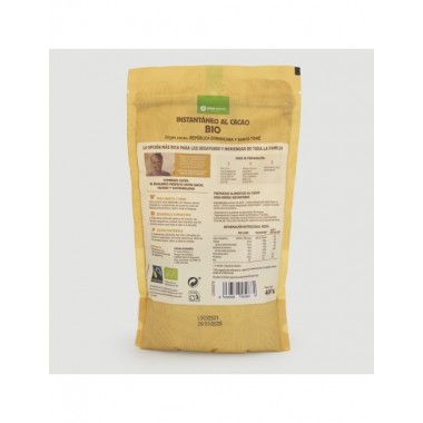 CACAO SOLUBLE INSTANTÁNEO ECOLÓGICO 400G TIERRA MADRE