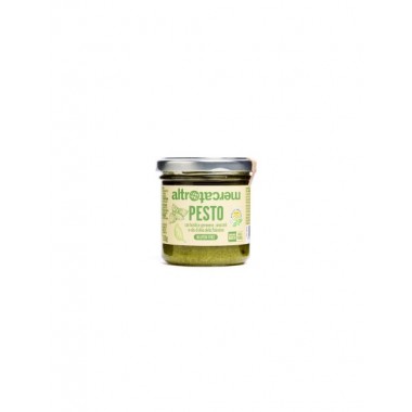 SALSA AL PESTO CON ALBAHACA D.O.